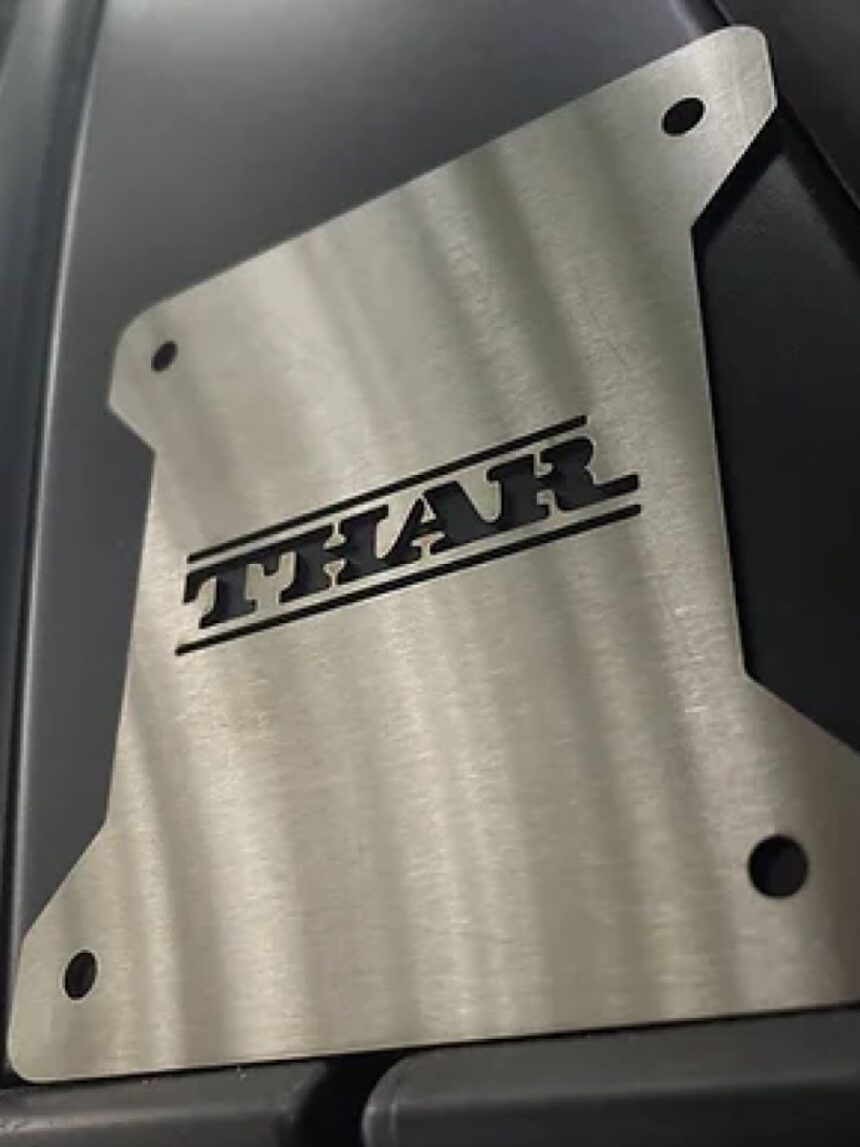 Thar Stainless Steel Badge – drivenation.in